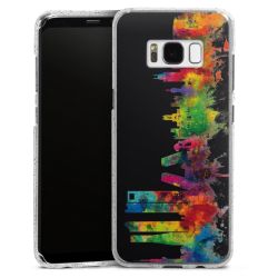 Silicone Glitter Case silver glitter