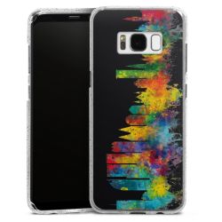 Silicone Glitter Case silver glitter