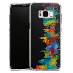 Silicone Glitter Case silver glitter