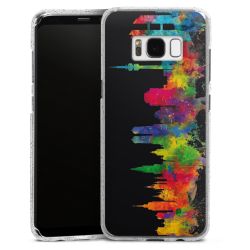 Silicone Glitter Case silver glitter