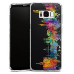 Silicone Glitter Case silver glitter