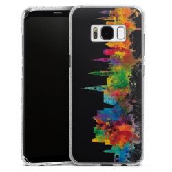 Silicone Glitter Case silver glitter