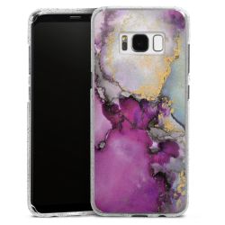 Silicone Glitter Case silver glitter