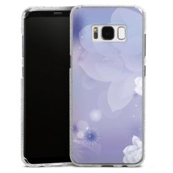 Silicone Glitter Case silver glitter