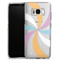 Silicone Glitter Case silver glitter