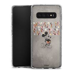 Silicone Glitter Case silver glitter