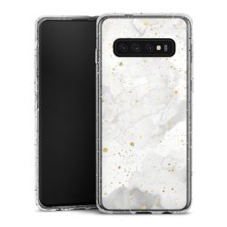 Silicone Glitter Case silver glitter