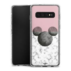 Silicone Glitter Case silver glitter