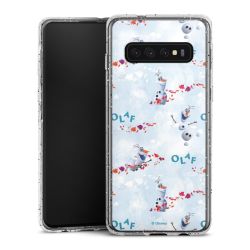 Silicone Glitter Case silver glitter