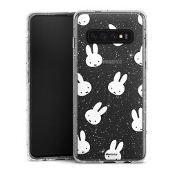 Silicone Glitter Case silver glitter