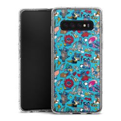 Silicone Glitter Case silver glitter