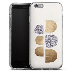 Silicone Glitter Case silver glitter