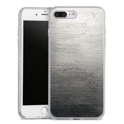 Silicone Glitter Case silver glitter