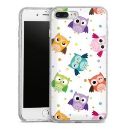 Silicone Glitter Case silver glitter