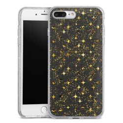 Silicone Glitter Case silver glitter