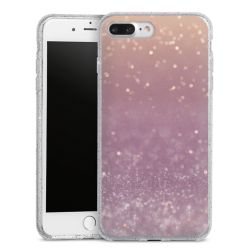 Silicone Glitter Case silver glitter