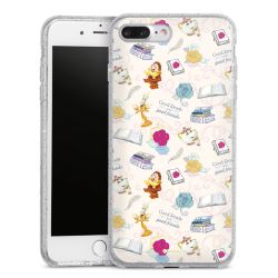 Silicone Glitter Case silver glitter