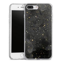 Silicone Glitter Case silver glitter