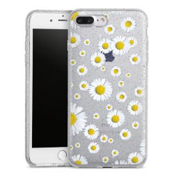 Silicone Glitter Case silver glitter