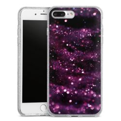 Silicone Glitter Case silver glitter