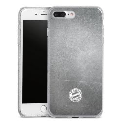 Silicone Glitter Case silver glitter