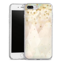 Silicone Glitter Case silver glitter