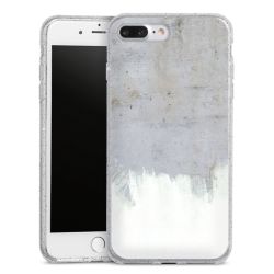 Silicone Glitter Case silver glitter