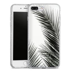 Silicone Glitter Case silver glitter