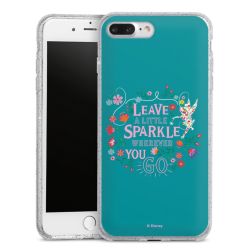 Silicone Glitter Case silver glitter