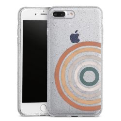 Silicone Glitter Case silver glitter