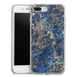 Silicone Glitter Case silver glitter