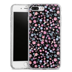 Silicone Glitter Case silver glitter