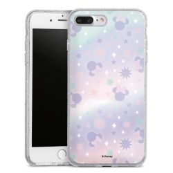 Silicone Glitter Case silver glitter