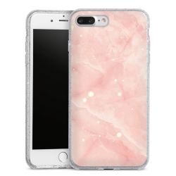 Silicone Glitter Case silver glitter