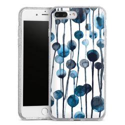 Silicone Glitter Case silver glitter