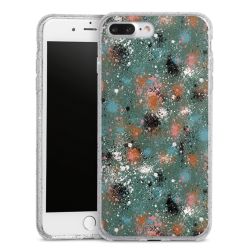 Silicone Glitter Case silver glitter