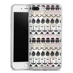 Silicone Glitter Case silver glitter