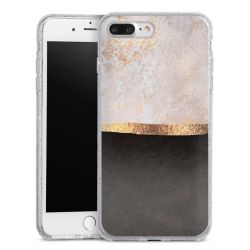 Silicone Glitter Case silver glitter