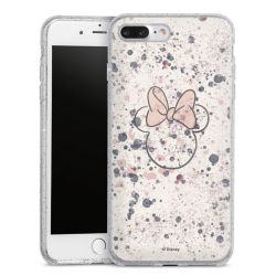 Silicone Glitter Case silver glitter