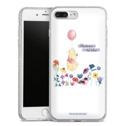 Silicone Glitter Case silver glitter