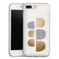 Silicone Glitter Case silver glitter