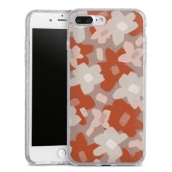 Silicone Glitter Case silver glitter