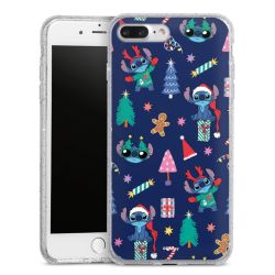 Silicone Glitter Case silver glitter