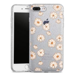 Silicone Glitter Case silver glitter