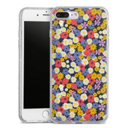 Silicone Glitter Case silver glitter