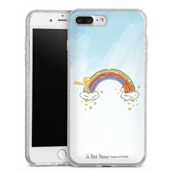 Silicone Glitter Case silver glitter