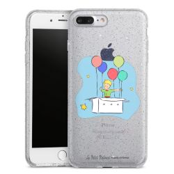 Silicone Glitter Case silver glitter