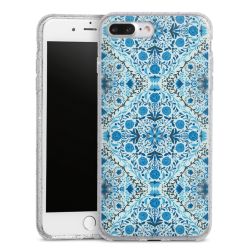 Silicone Glitter Case silver glitter