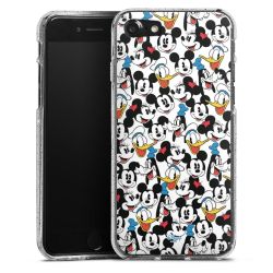 Silicone Glitter Case silver glitter