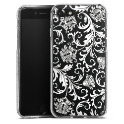 Silicone Glitter Case silver glitter